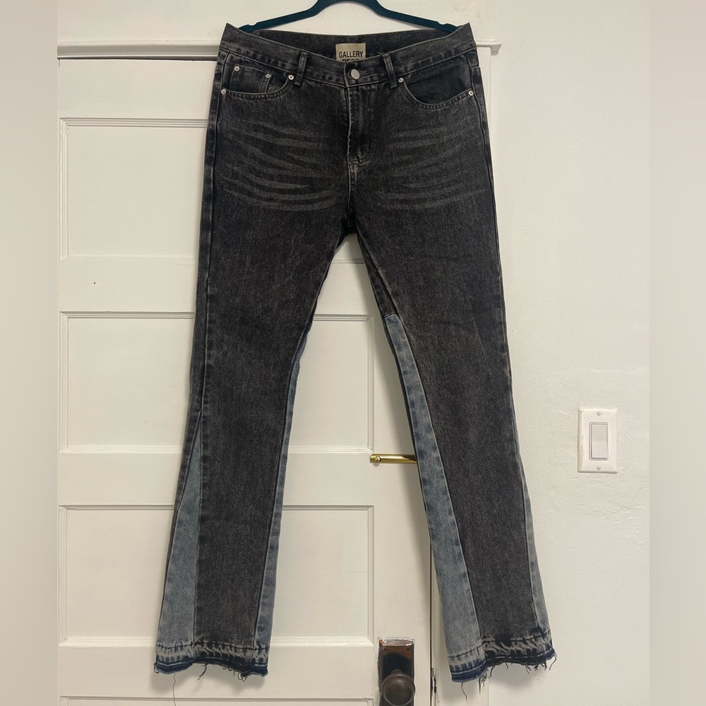 Gallery Dept. Black and Gray Straight Men's Jeans